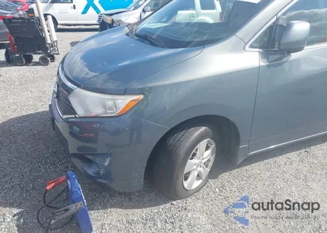 2012 Nissan Quest Sv z USA, uszkodzony, nr VIN JN8AE2KP5C9047850